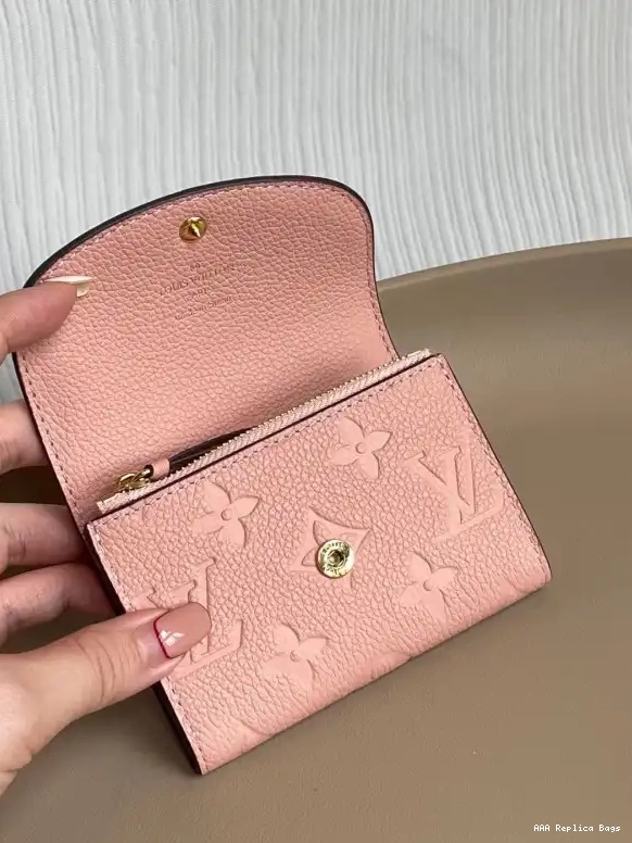 Aaa replica ru Vuitton Rosalie Coin Louis Purse 0608